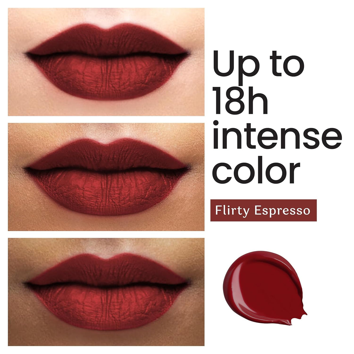 Color Cupid LiqLipstick LongStay Espresso LL4 - 4ml - Image 3