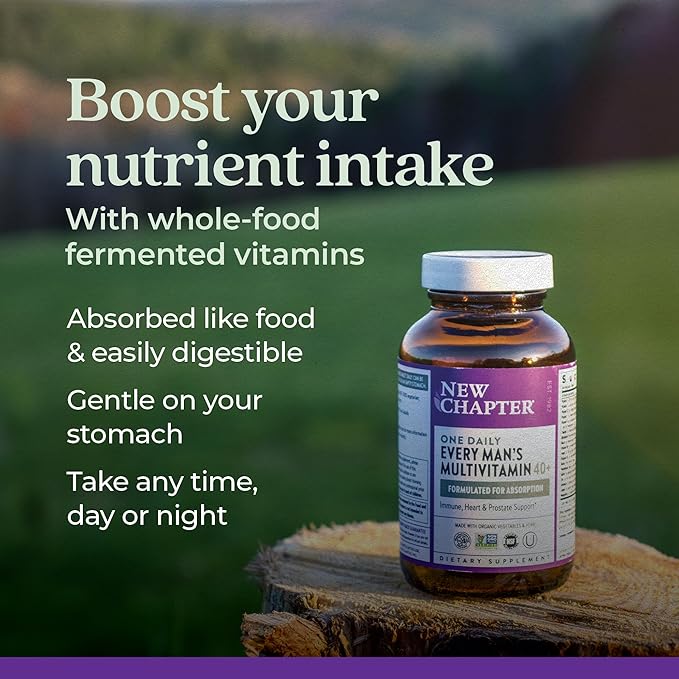 New Chapter Every Man's One Daily 40+ Multivitamin - 72 Tablets - Image 3