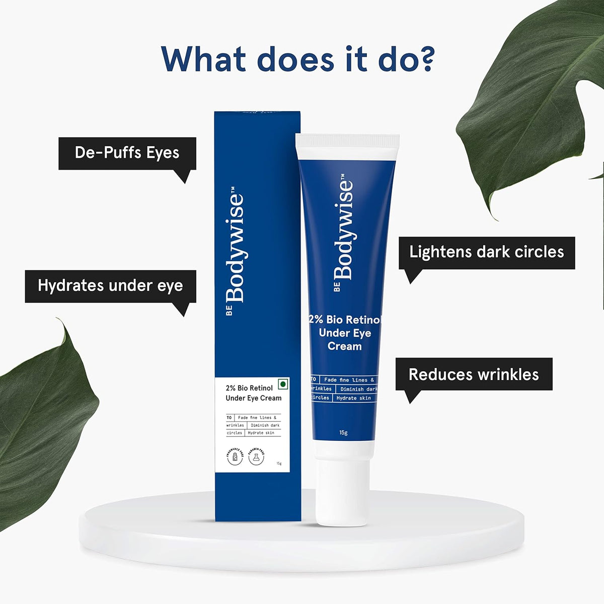 Be Bodywise 2% Bio Retinol Under Eye Cream - 15g - Image 2