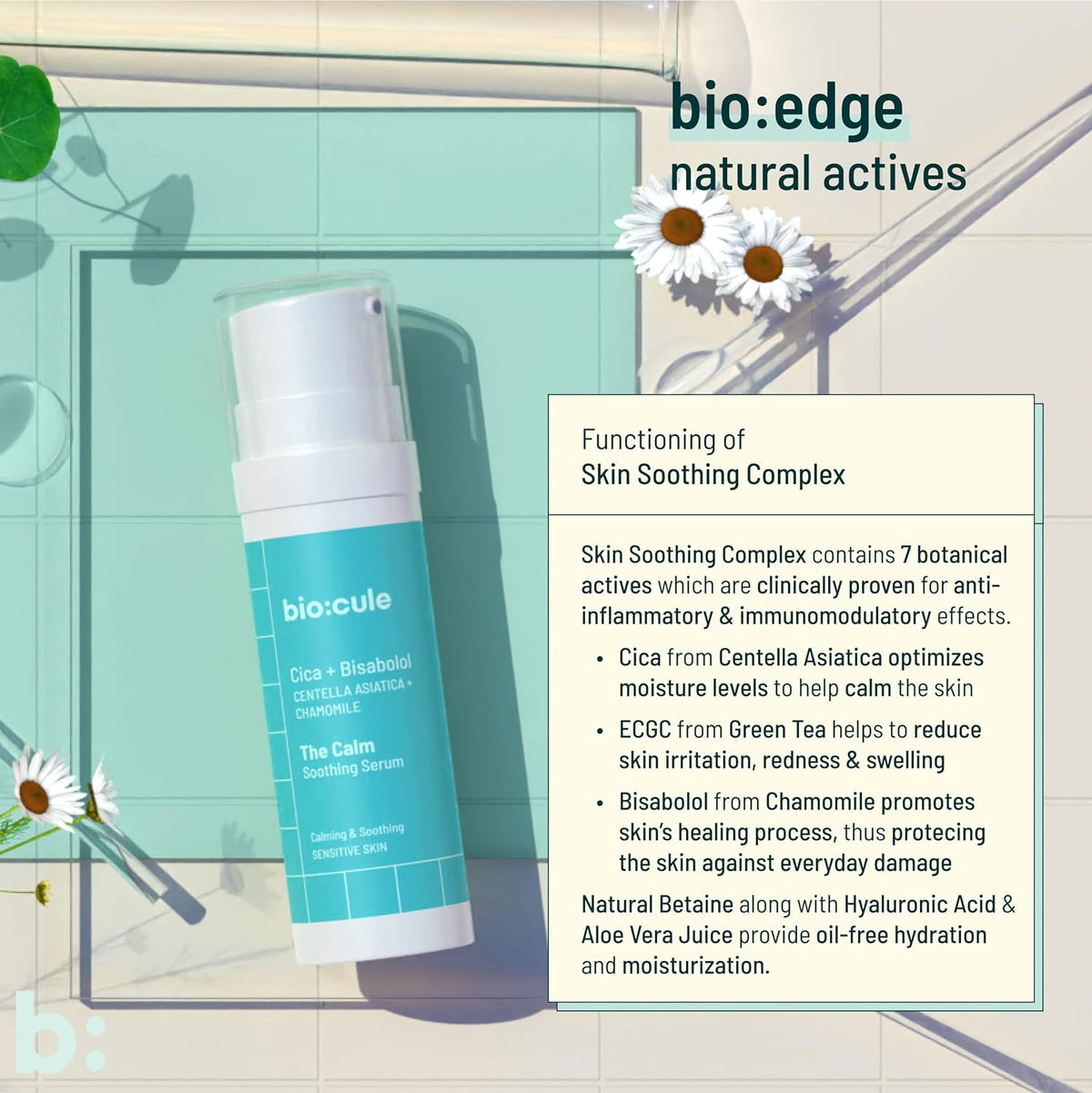 Biocule The Calm Soothing Serum - Cica + Bisabolol, 30ml - Image 7