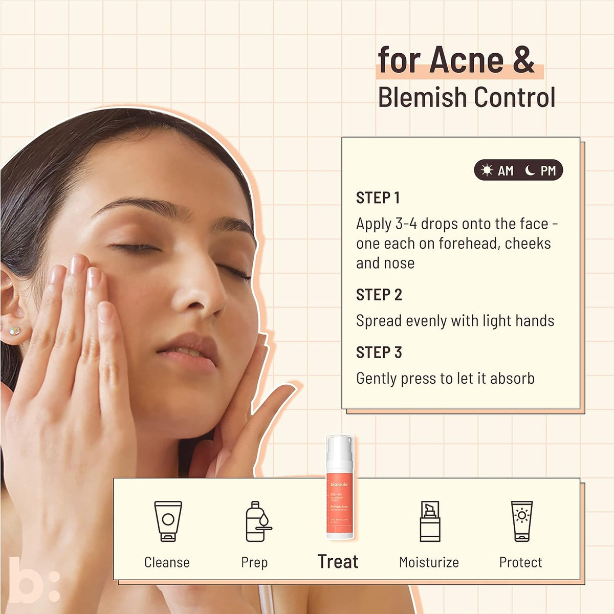 Biocule No More Acne Serum - BHA + HA, 30ml - Image 6