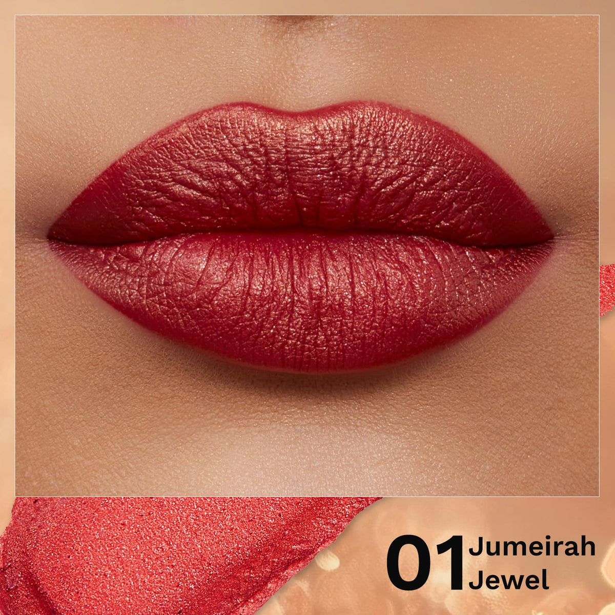 Pilgrim Glitter Lipstick Jumeirah Jewel - 4.2 Gm - Image 2
