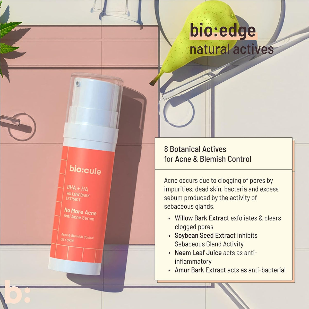 Biocule No More Acne Serum - BHA + HA, 30ml - Image 7