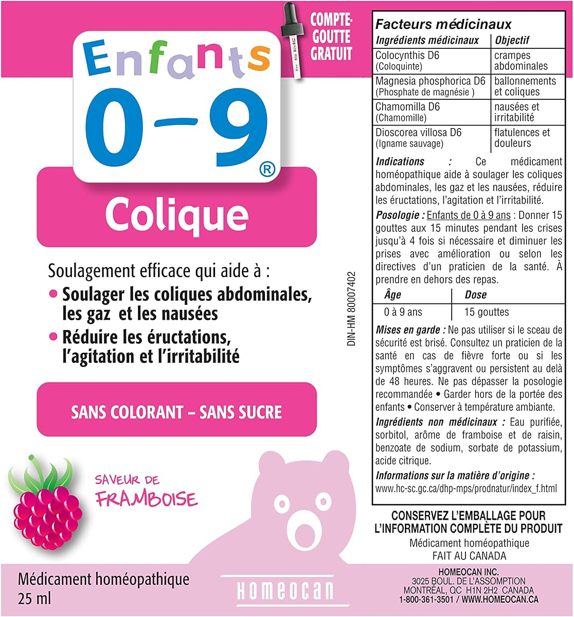 Kids 0-9 Colic Solution - Raspberry Flavour, Dye & Sugar Free, 25ml - Image 5