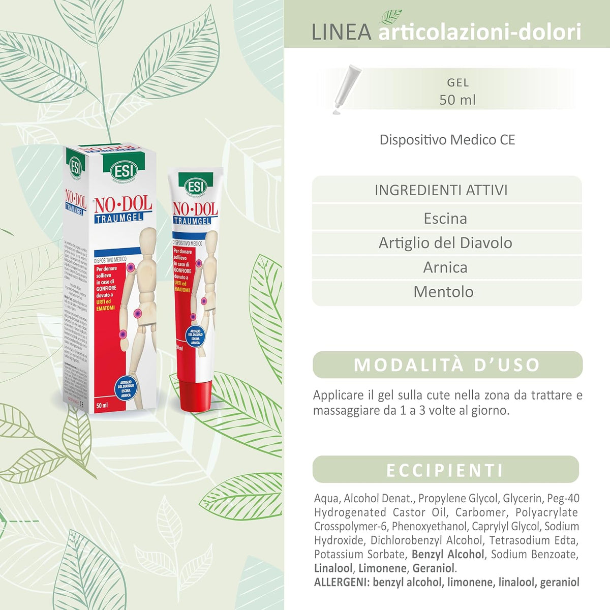 Esi No-Dol Traumgel - Body Care Gel, 50g - Image 3