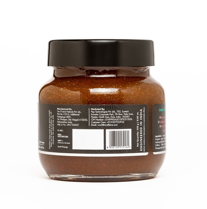 mCaffeine Coffee Sugar Body Scrub with Pomegranate - 250g - Image 7