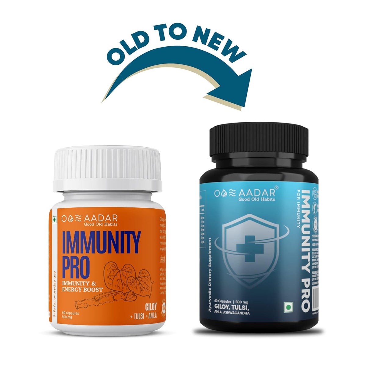Aadar Immunity Pro Capsules - Herbal Ayurvedic Supplement, 60 Count - Image 2