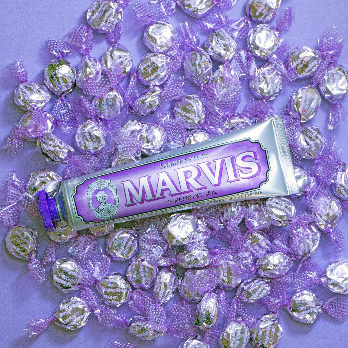 Marvis Jasmin Mint Toothpaste - Refreshing Herbal Formula, 75Ml - Image 3
