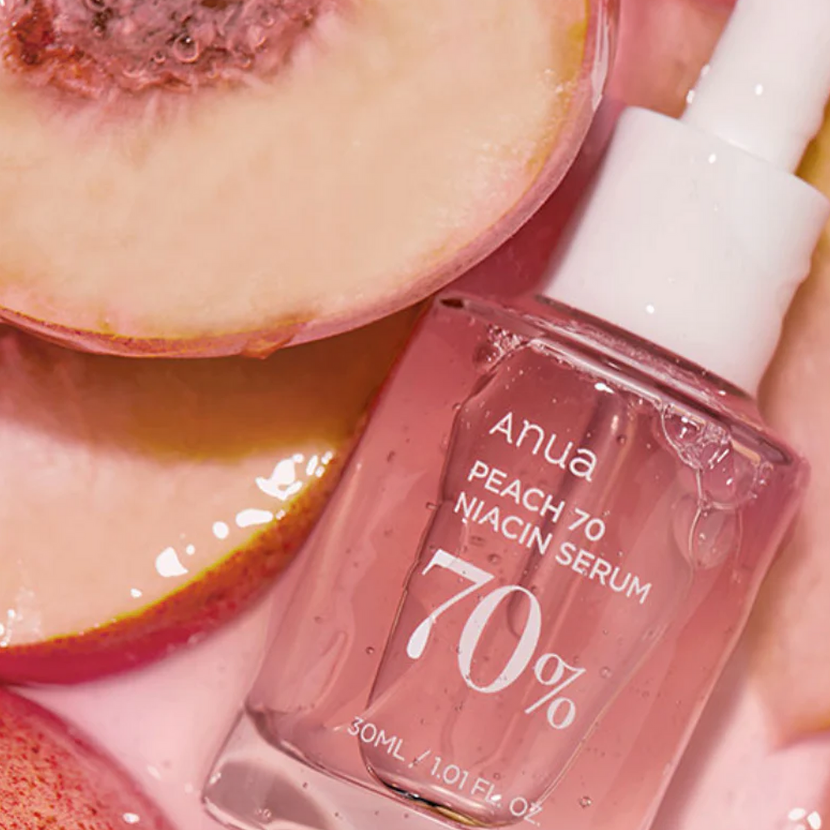 Anua 70% Niacinamide Peach Face Serum - 30ml - Image 4