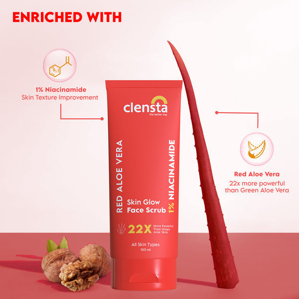 Clensta Skin Glow Face Scrub - Exfoliating Masks, 100g - Image 3