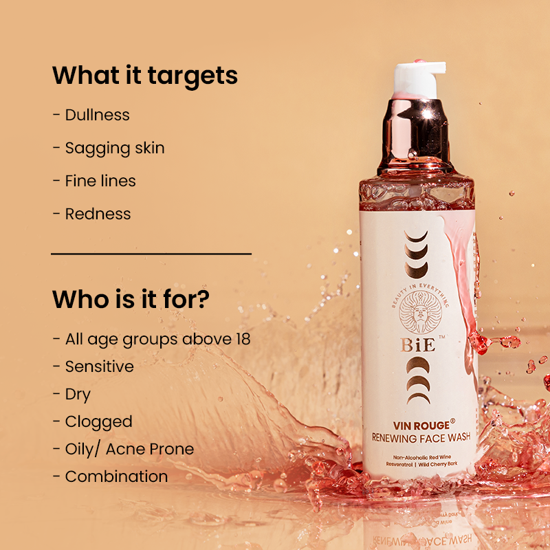 Bie Vin Rouge Renewing Face Wash - 100 ml - Image 4