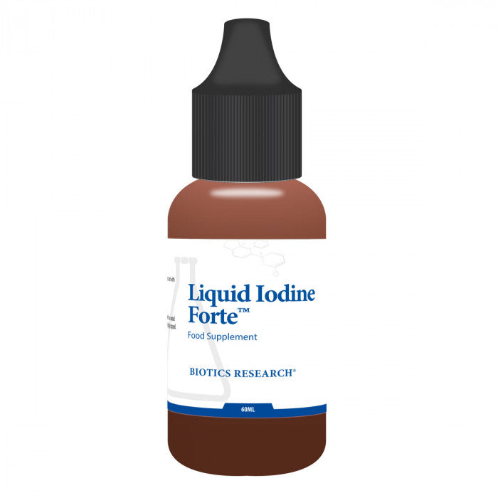 Biotics Research Liquid Iodine Forte - 2 Ounce - Vitamin & Mineral Supplement