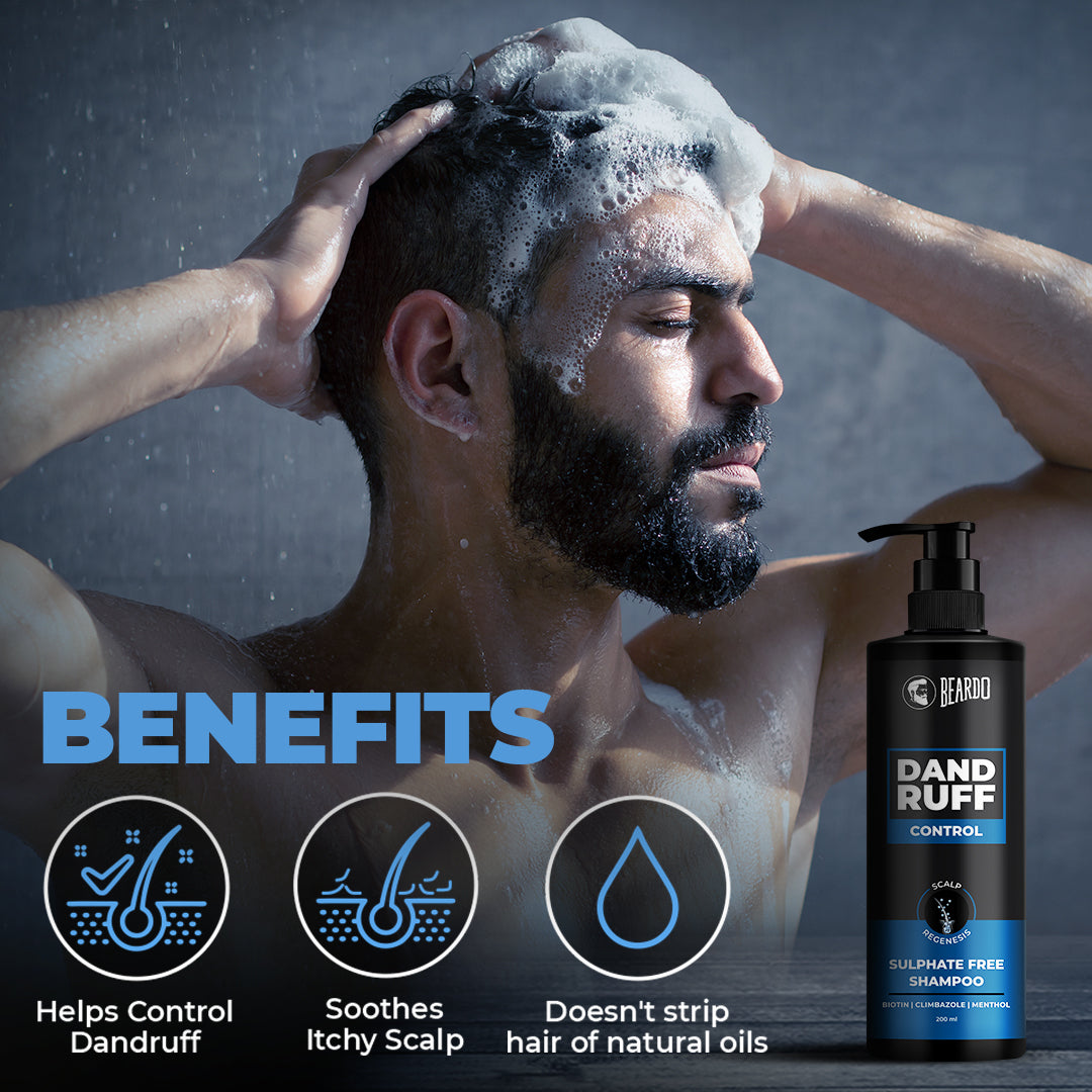 Beardo Dandruff Control Sulphate Free Shampoo - 200ml - Image 3