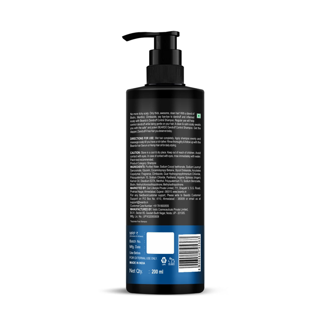 Beardo Dandruff Control Sulphate Free Shampoo - 200ml - Image 4