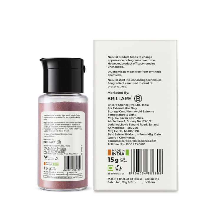 Brillaire Real Rose Face Wash - 15g - Image 8