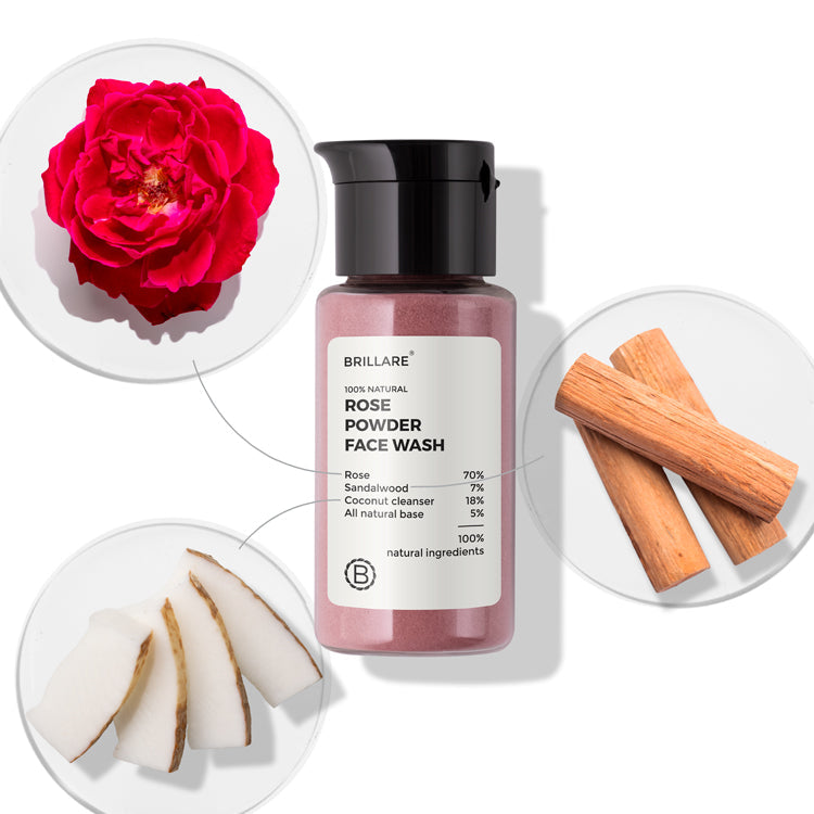Brillaire Real Rose Face Wash - 15g