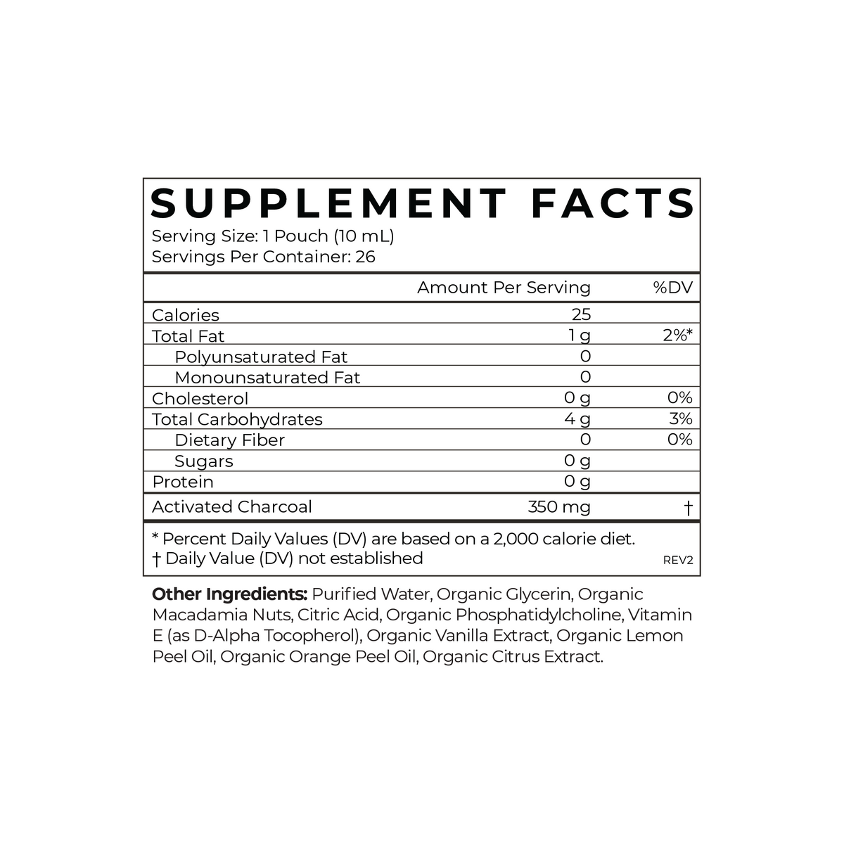 CYMBIOTIKA ACTIVATED CHARCOAL