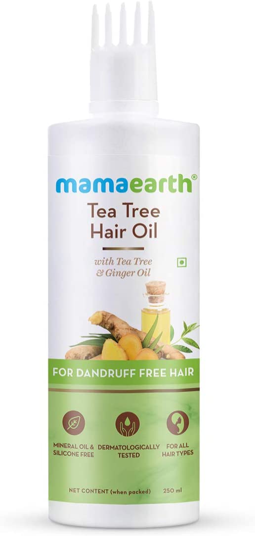 Mamaearth Tea Tree Hair Oil - Dandruff Control, 250ml
