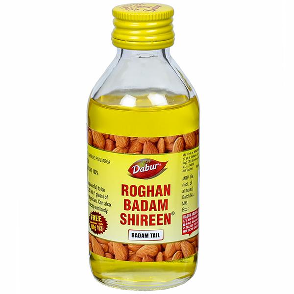 Dabur Roghan Badam Shireen Hair Oil - Almond Infused - 100 ml - Image 2
