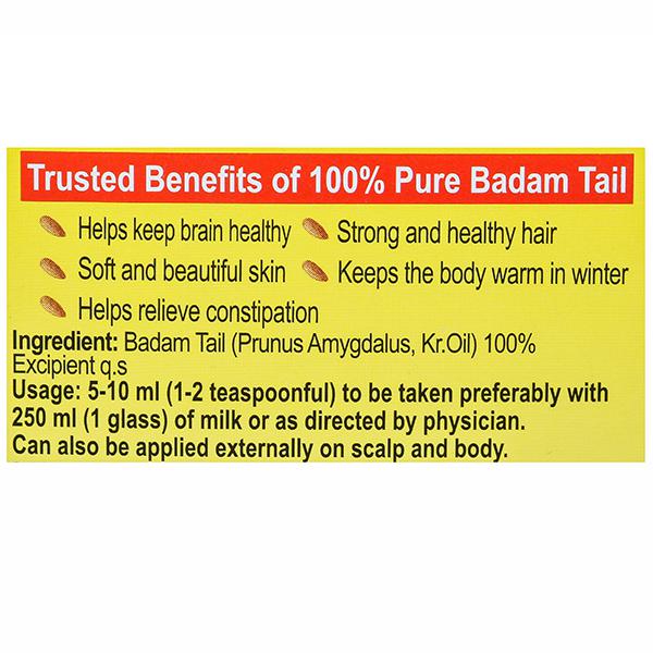 Dabur Roghan Badam Shireen Hair Oil - Almond Infused - 100 ml - Image 5