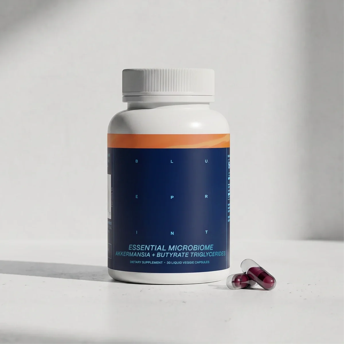 Blueprint Essential Microbiome - 2-in-1 Postbiotic Formula, 30 Capsules