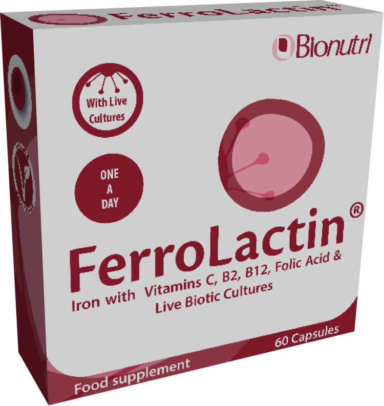 BioNutri Ferrolactin Vitamins & Minerals - 60 Capsules