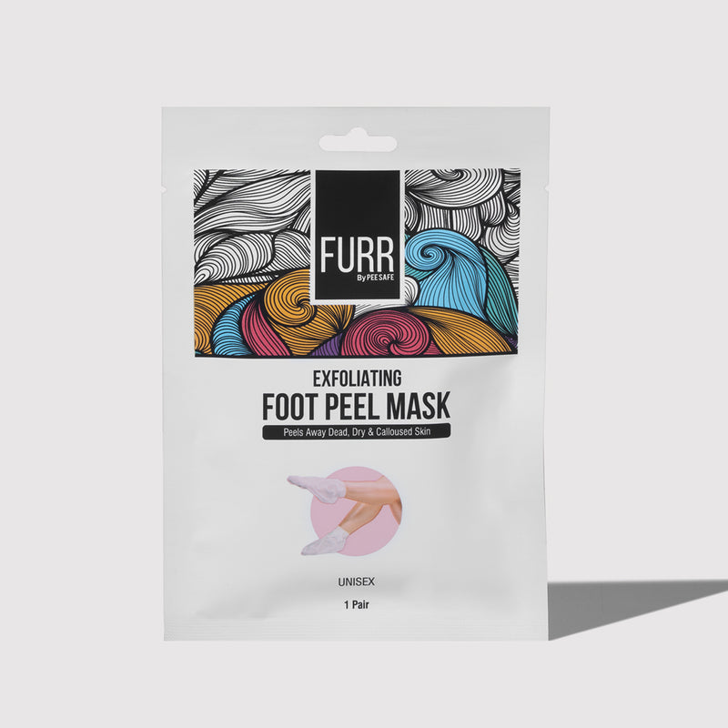 Pee Safe Furr Exfloating Foot Peel Mask - Foot Exfoliator Mask - Image 2