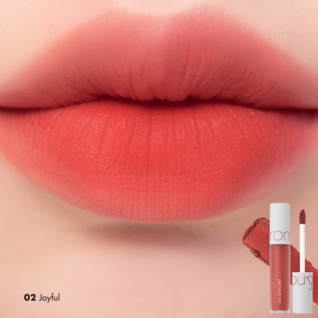 Rom&Nd Zero Velvet Tint Shade 02 Joyful - Colour Cosmetic, 3.5g - Image 2