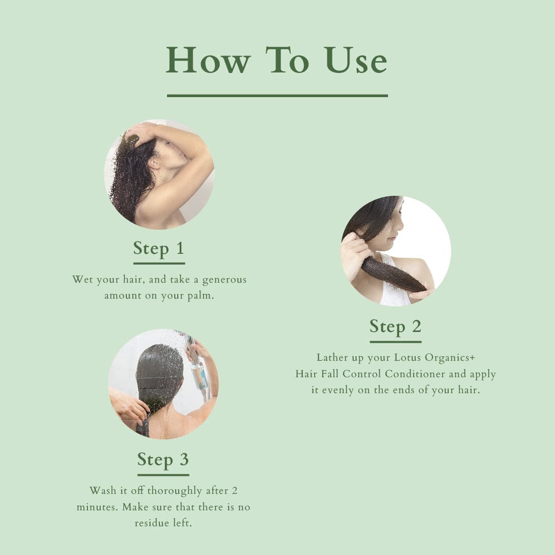 Lotus Organic Hair Fall Control Conditioner - 150ml - Image 6