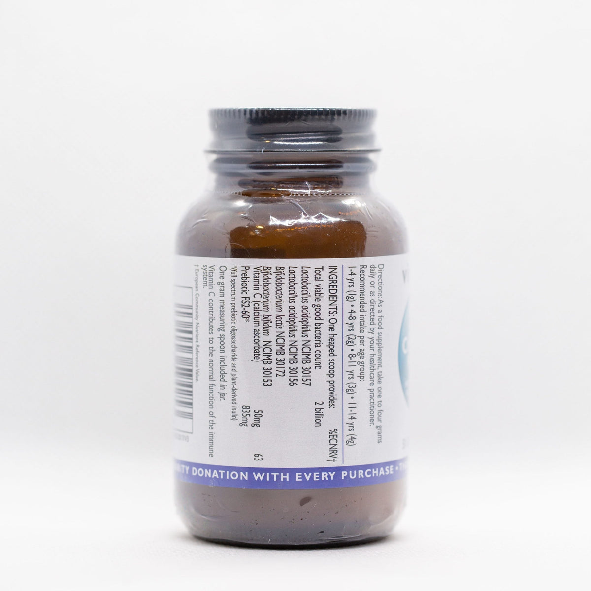 Viridian Synbiotic Children's Powder - Gut Health Probiotics - 100g - Image 4