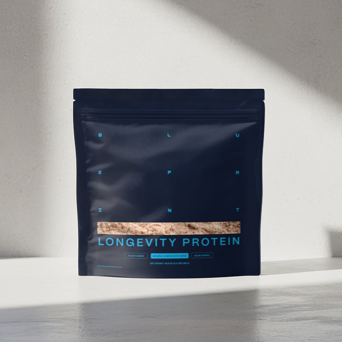 Blueprint Longevity Protein - Chocolate | 26g Plant-Based Protein - 30-Day Supply