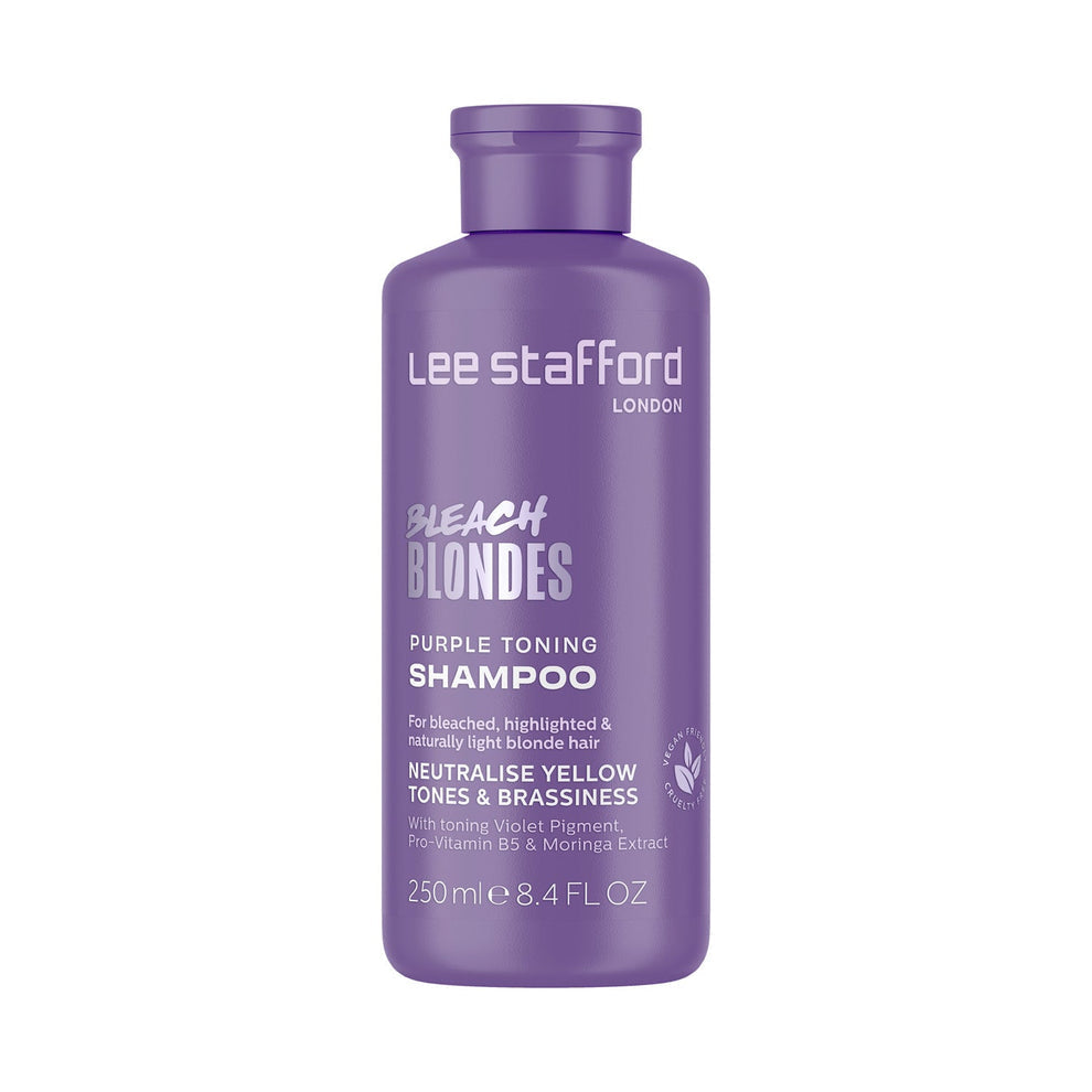 Lee Stafford Bleach Blonds Purple Regn Toning Shampoo - 250ml