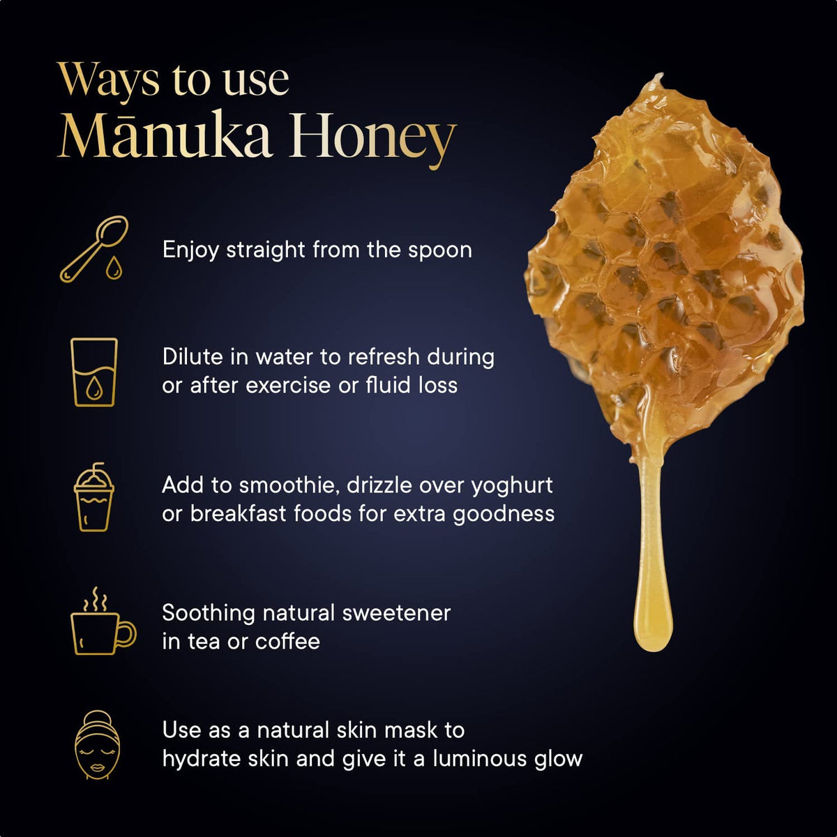 Manuka Health MGO 30+ Manuka Honey Blend - 100% Pure New Zealand, 500g - Image 3