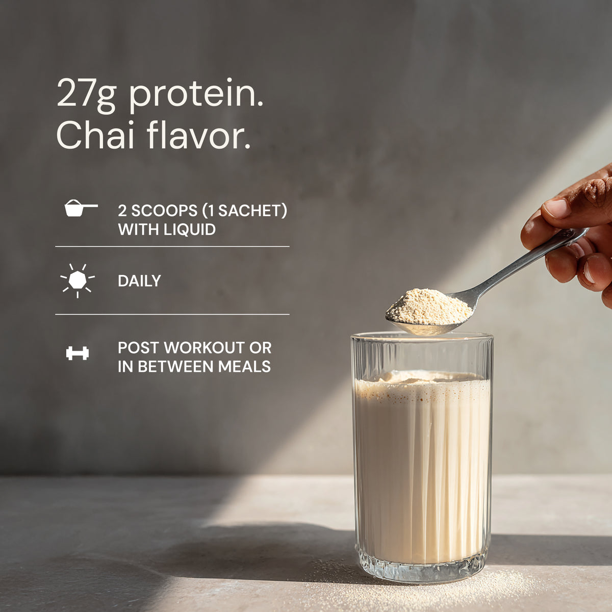 Blueprint Metabolic Protein Powder - Chai - Plant-Based, 30g Protein, 8g Fiber