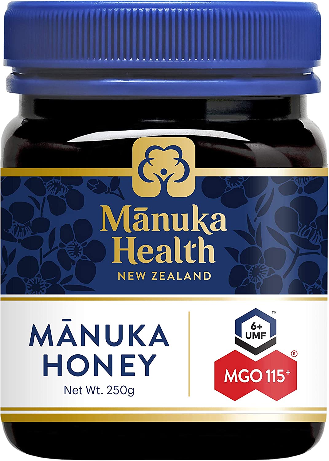 Manuka Health MGO 115+ Manuka Honey - Pure New Zealand Honey, 250g