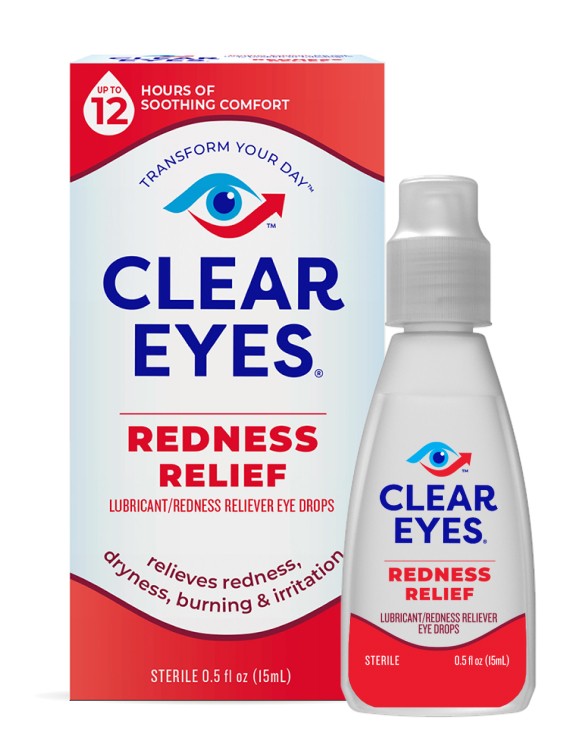 Clear Eyes Redness Relief Eye Drops - 15ml