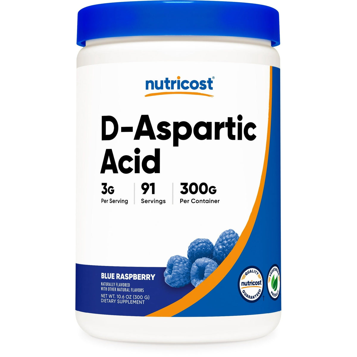 Nutricost D-Aspartic Acid Powder - Pure DAA, 300g