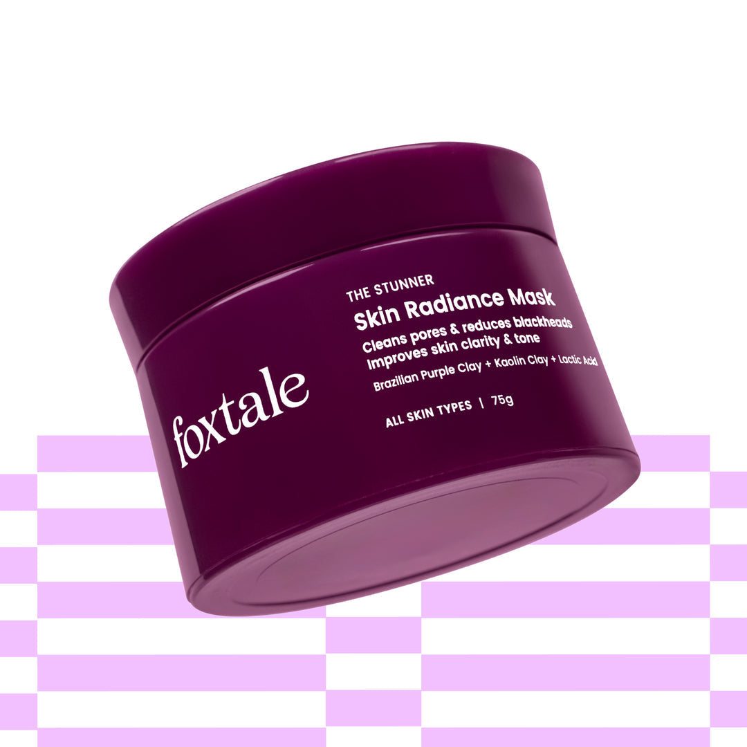 Foxtale The Stunner Skin Radiance Mask - Hydrating Facial Mask, 1 Pack