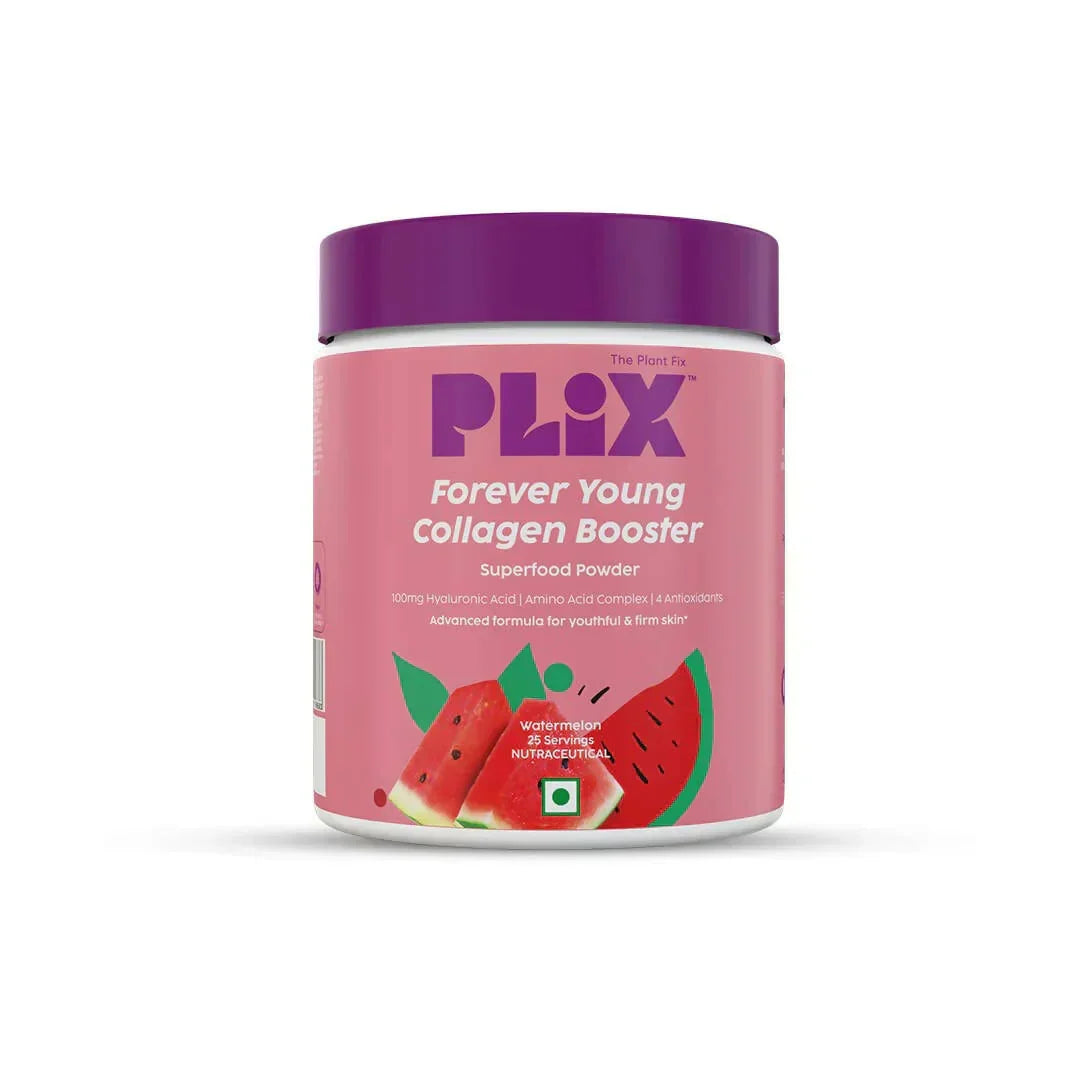 Plix Collagen Booster Beauty Supplement - Watermelon Flavour - 25 Servings