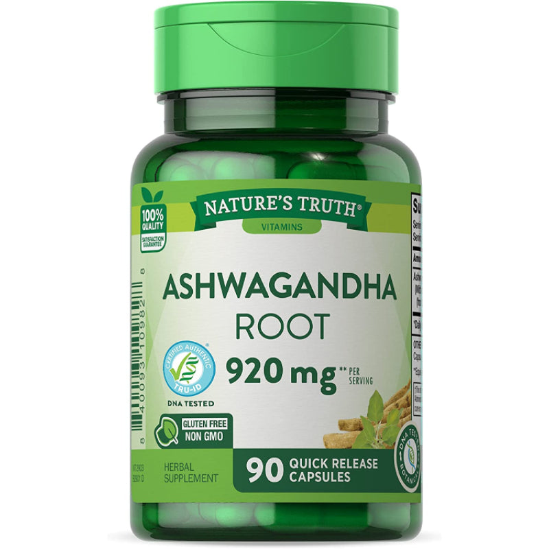 Nature's Truth Ashwagandha Capsules 920 mg - 90 Capsules