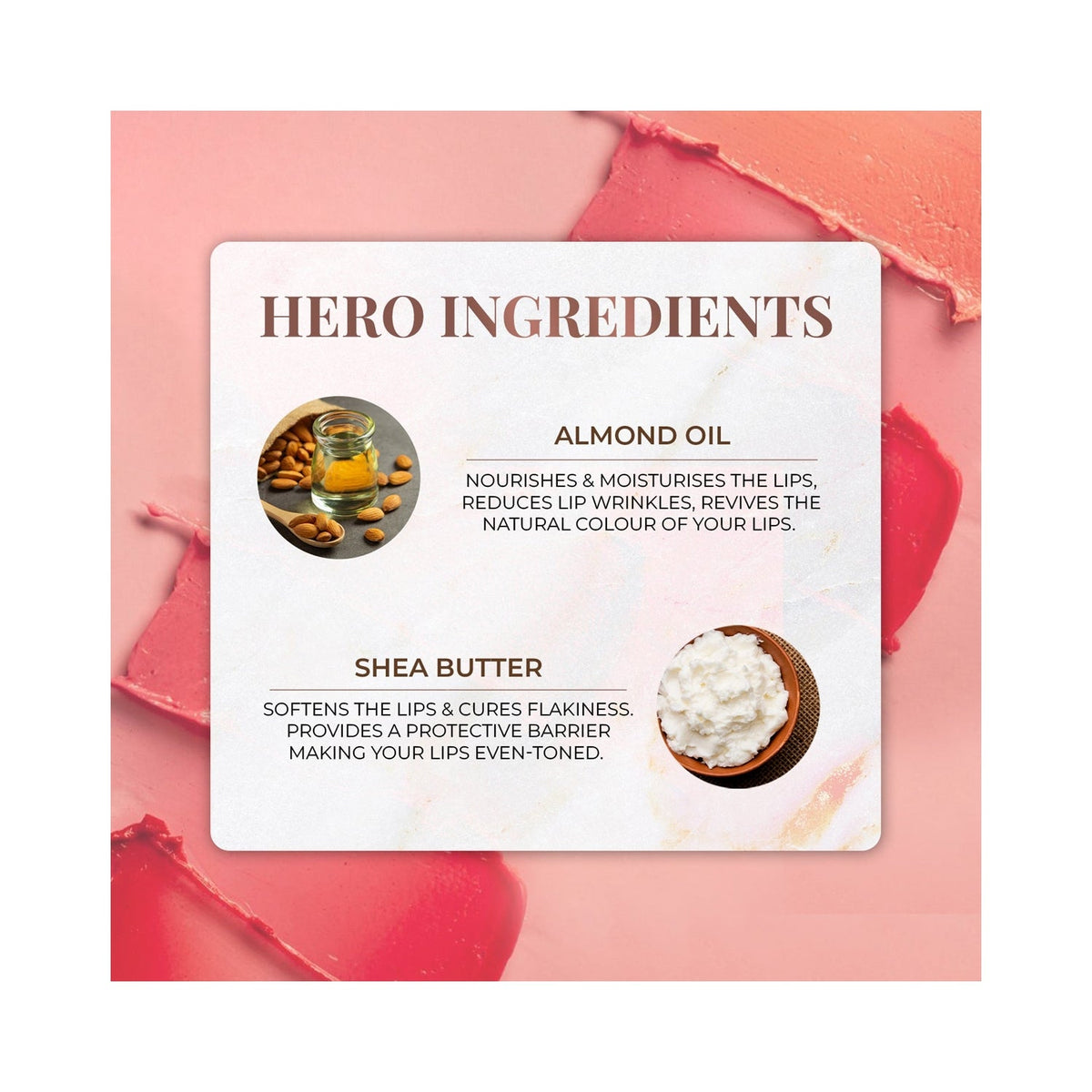 Just Herbs Tinted Lip Balm Cherry SPF 20+ - 4g - Image 5