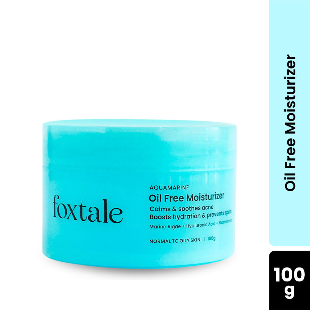 Foxtale Aquamarine Oil Free Moisturizer - Face Moisturiser - 50ml