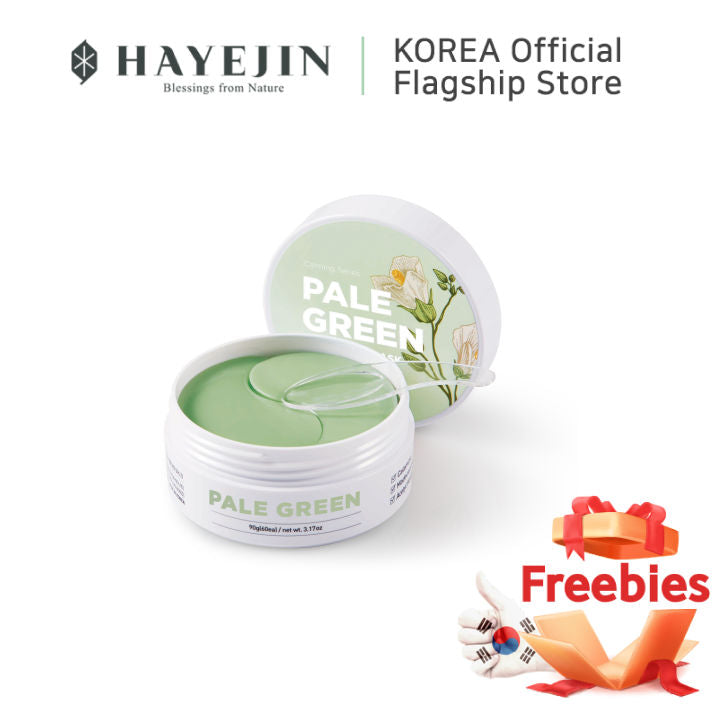 Hayejin Pale Green Pastel Eye Mask - Hydrating Mask & Exfoliator, 90g - Image 3