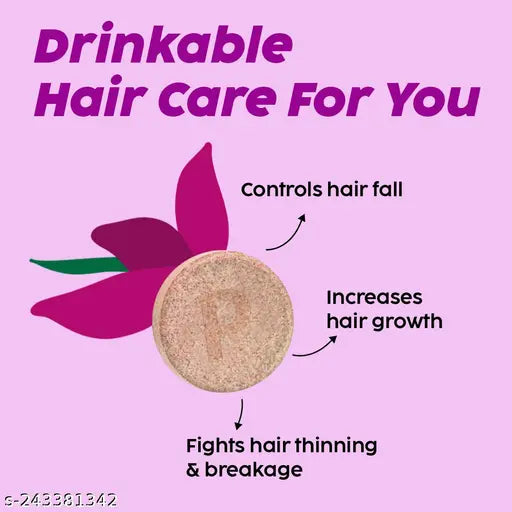 Plix Beauty Combo Heavenly Hair & Glowy Skin - 15 Effervescent Tablets, Pack of 4 - Image 4