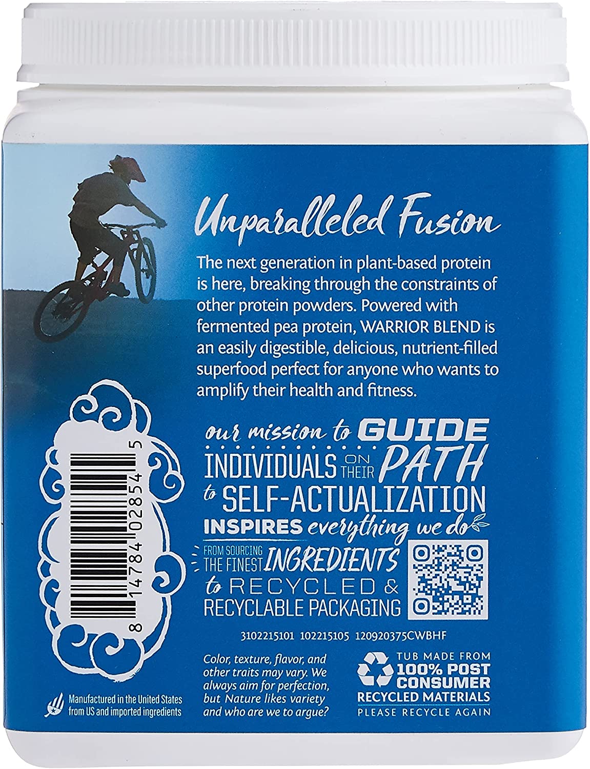 Sunwarrior Protein Warrior Blend - Chocolate, 375g - Image 2