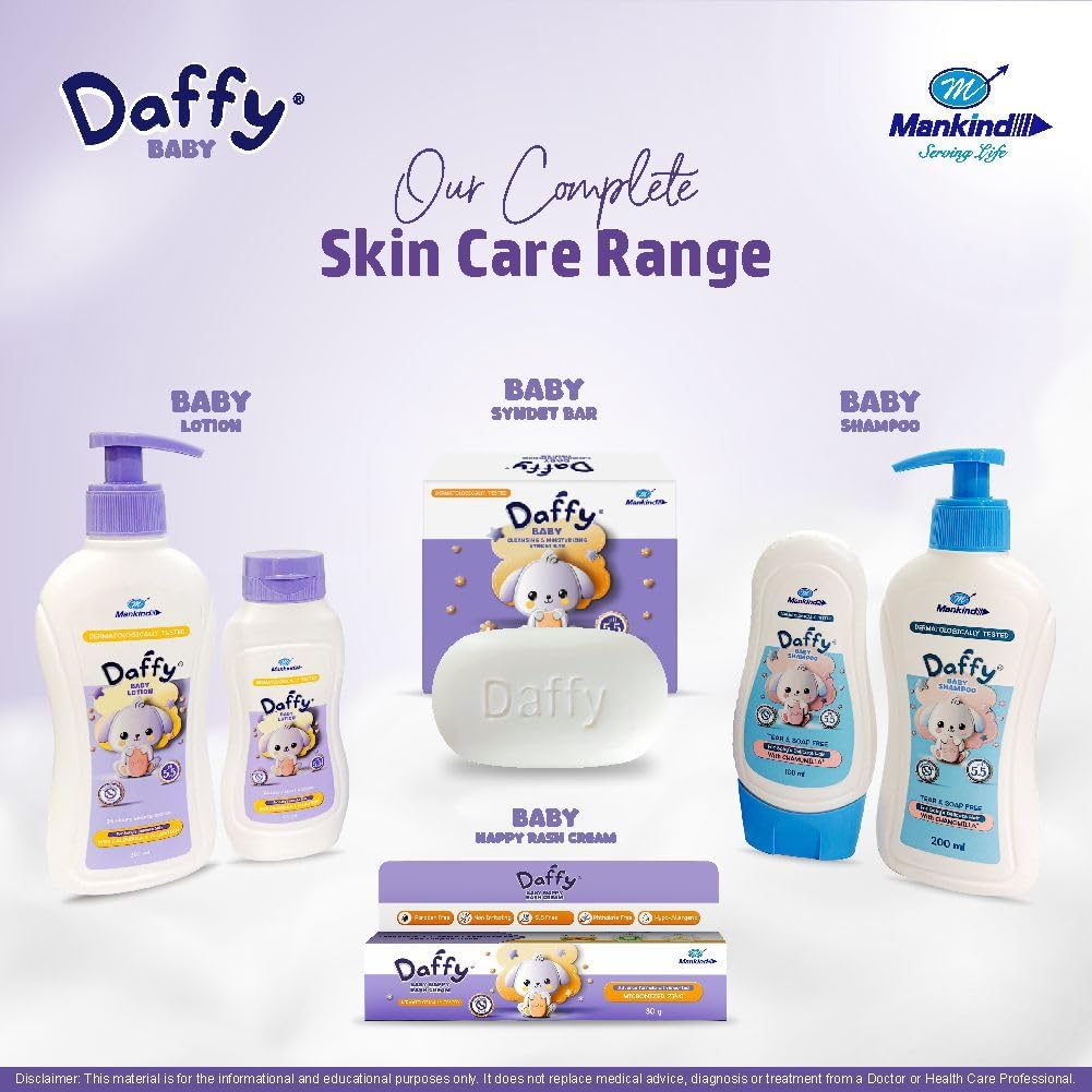 Daffy Baby Lotion with Calendula & Allantoin - pH 5.5, 100ml