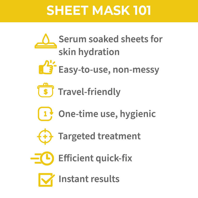 Nykaa Skin Secrets Sheet Mask - Lemon & Honey - Single Pack - Image 5