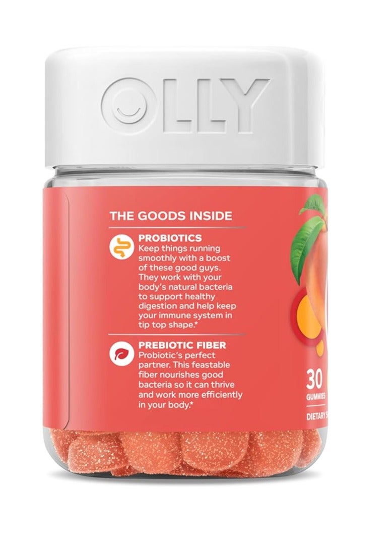 Olly Probiotic + Prebiotic Gummies - Gut Health Support, 60 Gummies - Image 2