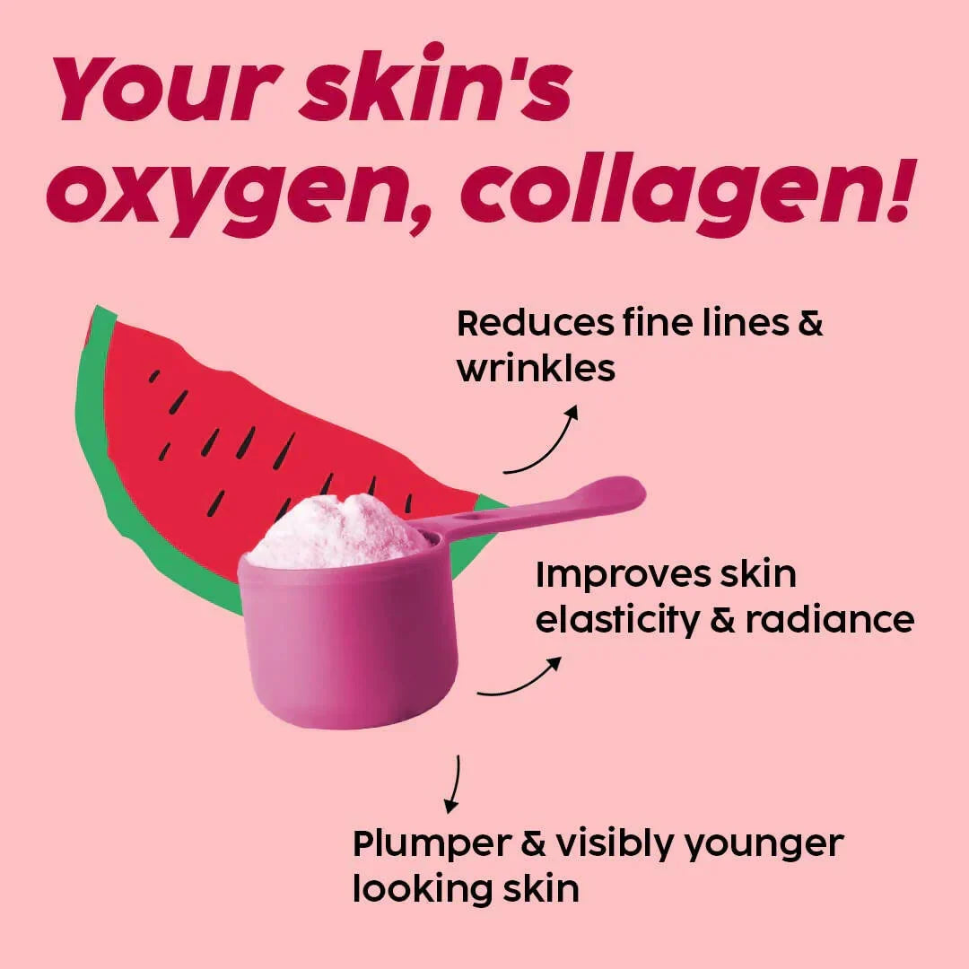 Plix Collagen Booster Beauty Supplement - Watermelon Flavour - 25 Servings - Image 3