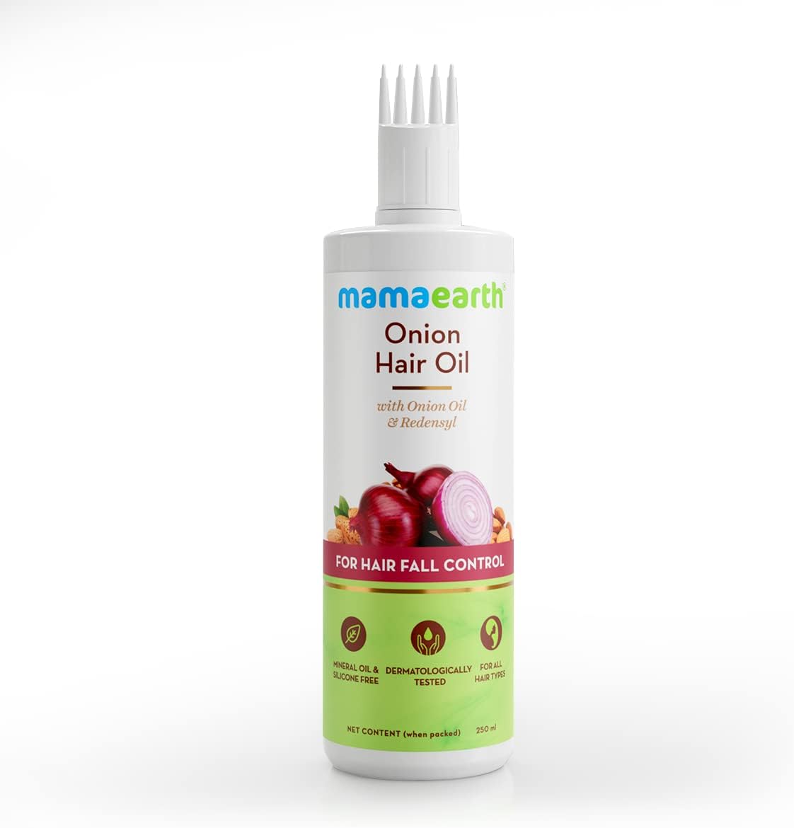 Mamaearth Onion Hair Growth Oil - Nourishing, Non-Greasy - 250ml - Image 2